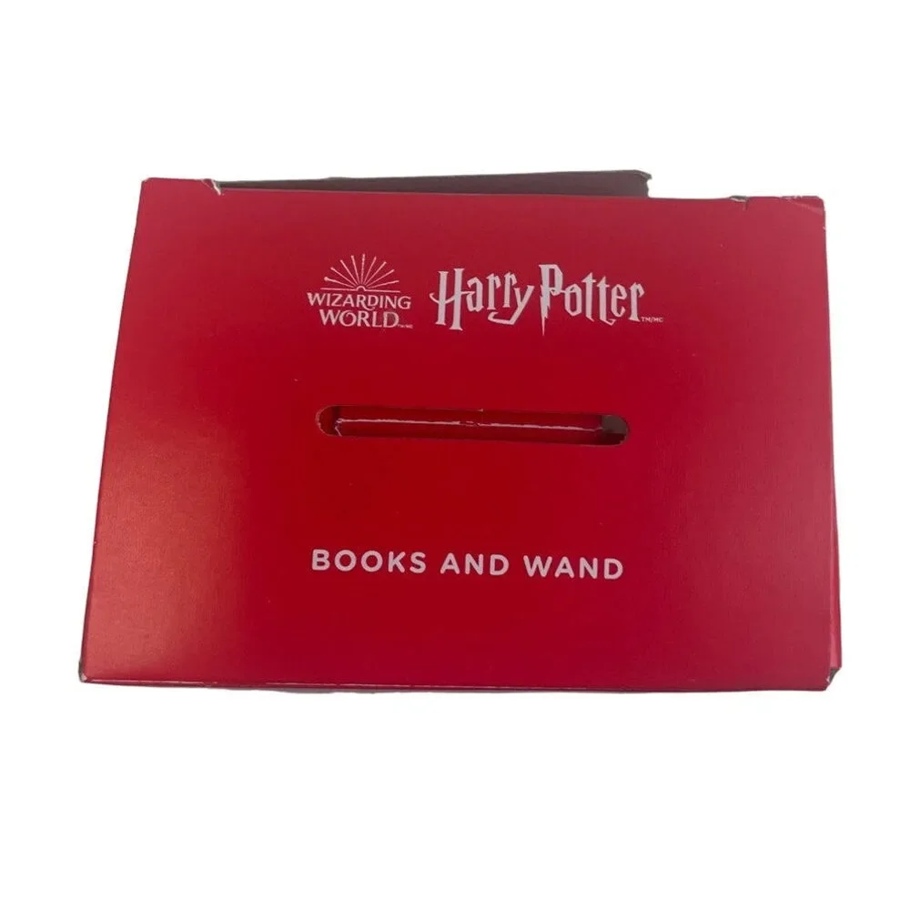 New In Box Hallmark Harry Potter Books and Wand Collectible Christmas Ornament
